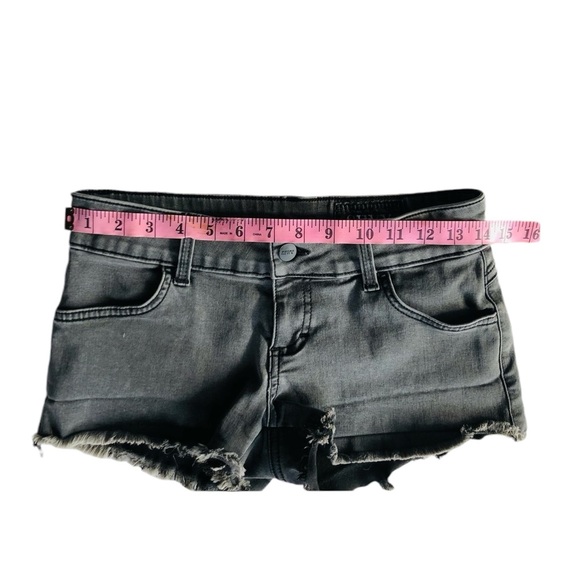 NWOT Black Siwy Camilla Denim Jean Cut Off Short Shorts